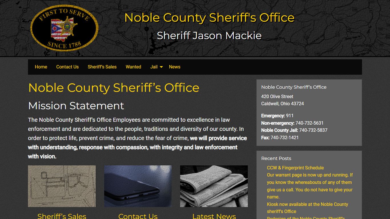 Noble County Sheriff’s Office - Noble County, Ohio